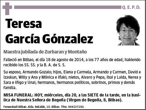 GARCIA GONZALEZ,TERESA