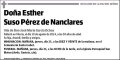 SUSO PEREZ DE NANCLARES,ESTHER