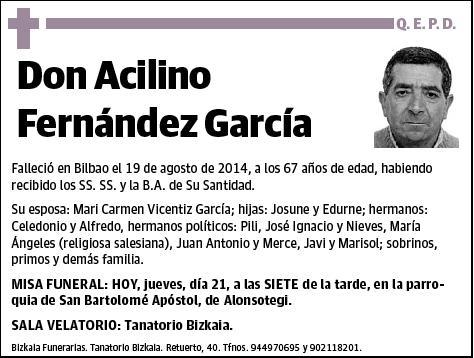FERNANDEZ GARCIA,ACILINO