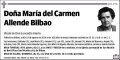 ALLENDE BILBAO,MARIA DEL CARMEN