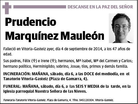 MARQUINEZ MAULEON,PRUDENCIO