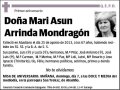 ARRINDA MONDRAGON,MARI ASUN
