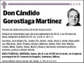 GOROSTIAGA MARTINEZ,CANDIDO