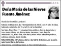 FUENTE JIMENEZ,MARIA DE LAS NIEVES