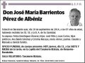 BARRIENTOS PEREZ DE ALBENIZ,JOSE MARIA