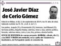 DIAZ DE CERIO GOMEZ,JOSE JAVIER
