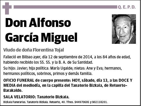 GARCIA MIGUEL,ALFONSO