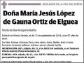 LOPEZ DE GAUNA ORTIZ DE ELGUEA,MARIA JESUS