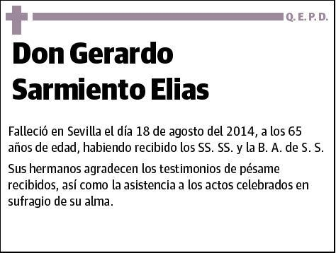 SARMIENTO ELIAS,GERARDO