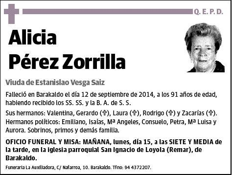 PEREZ ZORLLA,ALICIA