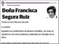 SEGURA RUIZ,FRANCISCA