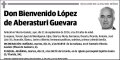 LOPEZ DE ABERASTURI GUEVARA,BIENVENIDO