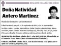 ANTERO MARTINEZ,NATIVIDAD