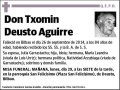 DEUSTO AGUIRRE,TXOMIN