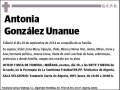 GONZALEZ UNANUE,ANTONIA