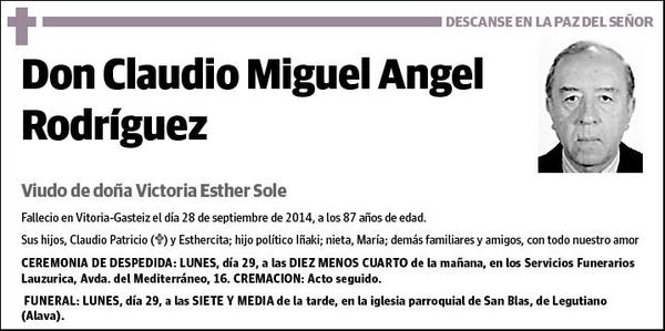 ANGEL RODRIGUEZ,CLAUDIO MIGUEL
