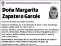 ZAPATERO GARCES,MARGARITA