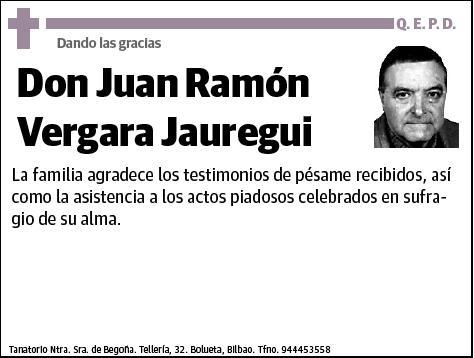 VERGARA JAUREGUI,JUAN RAMÓN