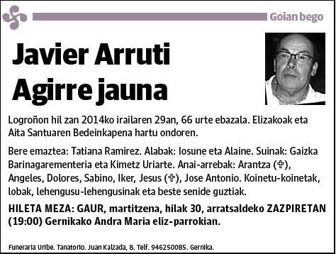 ARRUTI AGIRRE,JAVIER