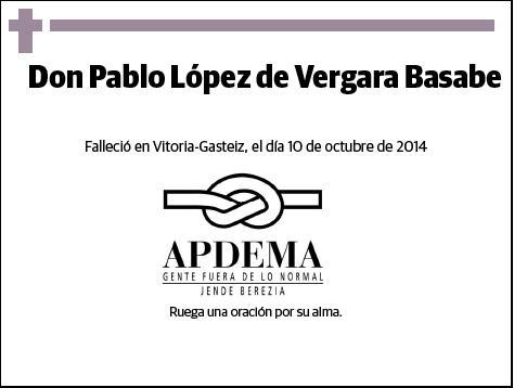 LOPEZ DE VERGARA BASABE,PABLO