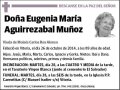 AGUIRREZABAL MUÑOZ,EUGENIA MARIA