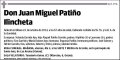 PATIÑO ILINCHETA,JUAN MIGUEL