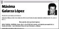 GALARZA LOPEZ,MAXIMA