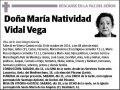 VIDAL VEGA,MARIA NATIVIDAD