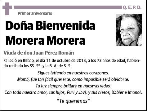 MORERA MORERA,BIENVENIDA
