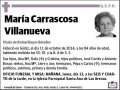 CARRASCOSA VILLANUEVA,MARIA