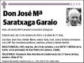 SARATXAGA GARAIO,JOSE Mª