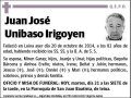 UNIBASO IRIGOYEN,JUAN JOSE