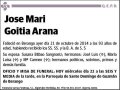 GOITIA ARANA,JOSE MARI