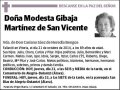 GIBAJA MARTINEZ DE SAN VICENTE,MODESTA
