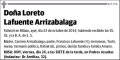 LAFUENTE ARRIZABALAGA,LORETO