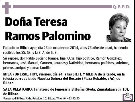 RAMOS PALOMINO,TERESA