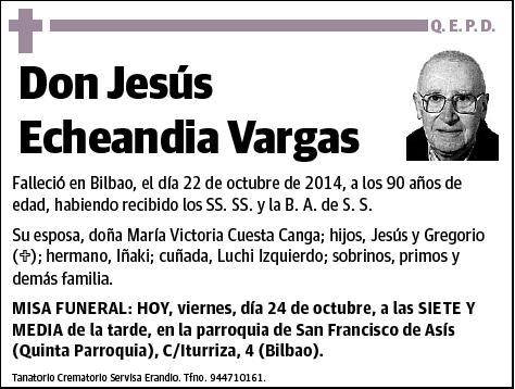 ECHEANDIA VARGAS,JESUS