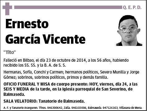 GARCIA VICENTE,ERNESTO