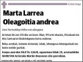 LARREA OLEAGOITIA,MARTA