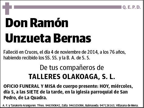 UNZUETA BERNAS,RAMON