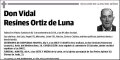 RESINES ORTIZ DE LUNA,VIDAL