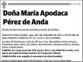 APODACA PEREZ DE ANDA,MARIA