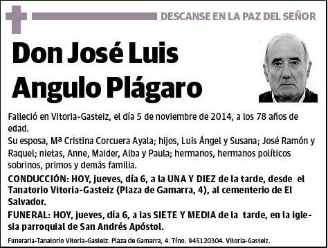 ANGULO PLAGARO,JOSE LUIS