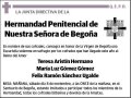 PENITENCIAL DE NUESTRA SEÑORA DE BEGOÑA,HERMANDAD