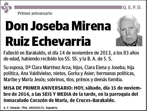 RUIZ ECHEVARRIA,JOSEBA MIRENA
