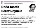 PEREZ ROYUELA,JOSEFA