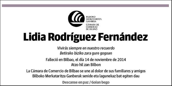 RODRIGUEZ FERNANDEZ,Mª LIDIA