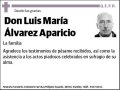 ALVAREZ APARICIO,LUIS MARIA