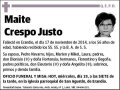 CRESPO JUSTO,MAITE
