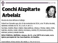 AIZPITARTE ARBELAIZ,CONCHI